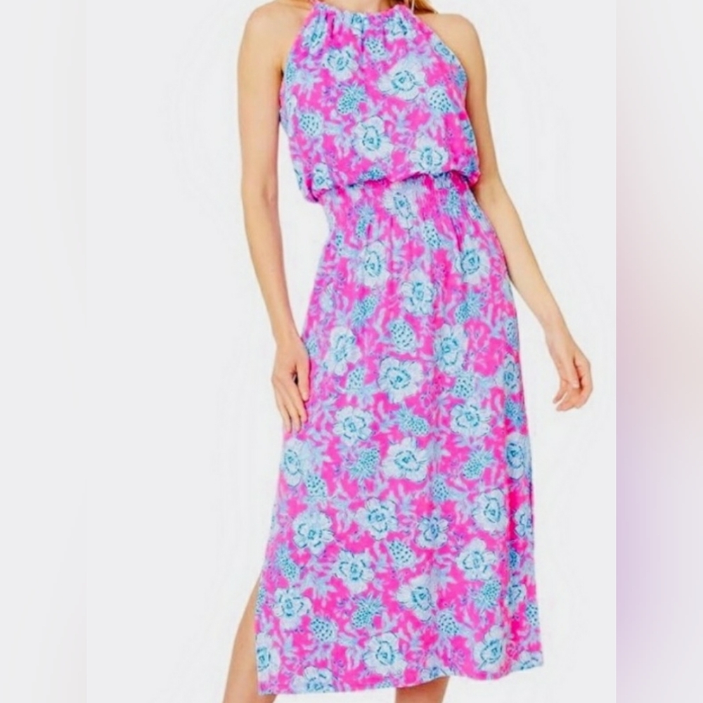 Lilly Pulitzer Gracelyn Halter Midi Sundress